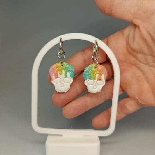 Pendientes calavera Melt