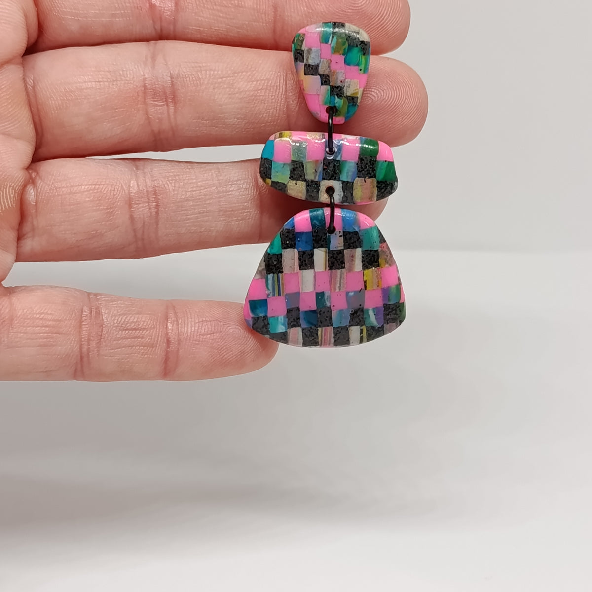 Pendientes Dama Mosaico